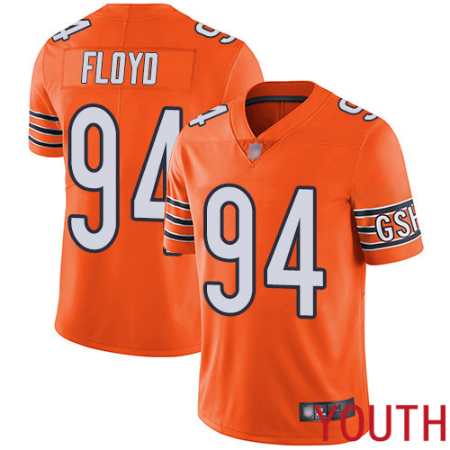 Chicago Bears Limited Orange Youth Leonard Floyd Alternate Jersey NFL Football #94 Vapor Untouchable